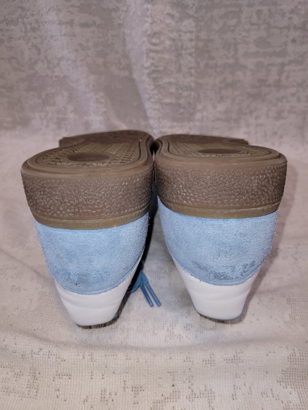 Adidas Handball Spezial Light Blue Cloud White Brown Gum Women's Size 9.5 JQ6822 - Picture 10 of 16